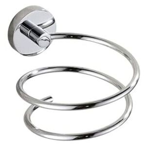 Csparkv - 10.7x7cm Wall Mounted Hair Dryer Holder, 304 Stainless Steel Hair Dryer Storage/Holder, Bathroom Accessories Csparkv - 10.7x7cm Wall Mounted Hair Dryer Holder, 304 Stainless Steel Hair Dryer Storage/Holder, Bathroom Accessories