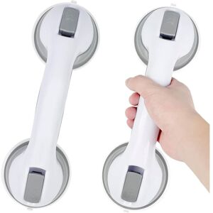 2 Pcs Suction Cup Handle, Shower Grab Bar, Bathtub Safety Handle, No Drilling Removable Toilet Grab Bar for Disabled, Seniors, Injured - Csparkv 2 Pcs Suction Cup Handle, Shower Grab Bar, Bathtub Safety Handle, No Drilling Removable Toilet Grab Bar for Disabled, Seniors, Injured - Csparkv
