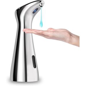 200ml Automatic Soap Dispenser - Touchless Liquid Soap Dispenser with Infrared Sensor for Bathroom Kitchen Sink Hotel Restaurant - Silver - Csparkv 200ml Automatic Soap Dispenser - Touchless Liquid Soap Dispenser with Infrared Sensor for Bathroom Kitchen Sink Hotel Restaurant - Silver - Csparkv