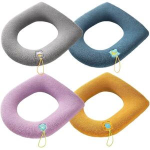 CSPARKV 4PCS Washable Toilet Seat Cover Toilet Seat Cover Toilet Seat Cover Thermal Toilet Seat Cushion Toilet Seat Generic Toilet Seat Cushion for Four CSPARKV 4PCS Washable Toilet Seat Cover Toilet Seat Cover Toilet Seat Cover Thermal Toilet Seat Cushion Toilet Seat Generic Toilet Seat Cushion for Four