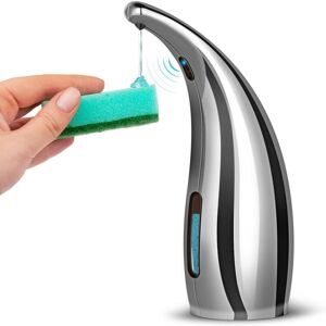 Automatic Liquid Soap Dispenser Touchless with Infrared Sensor for Bathroom Kitchen Sink Hotel (Silver) - Csparkv Automatic Liquid Soap Dispenser Touchless with Infrared Sensor for Bathroom Kitchen Sink Hotel (Silver) - Csparkv