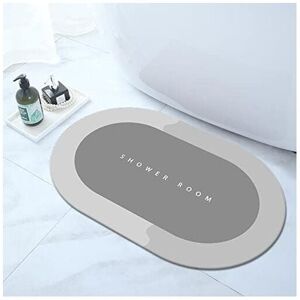 Csparkv - Non-Slip Absorbent Bath Mat 40×60cm Diatomite Microfiber Bathroom Mat, Quick Drying Bathroom Mat, Shower and Entrance Mat Csparkv - Non-Slip Absorbent Bath Mat 40×60cm Diatomite Microfiber Bathroom Mat, Quick Drying Bathroom Mat, Shower and Entrance Mat