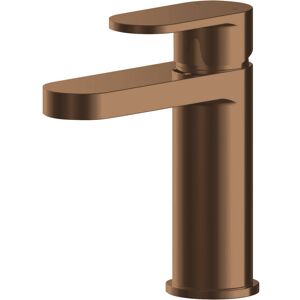 Current Round Mono Basin Mixer Tap with Push Button Waste - Brushed Bronze - Balterley Current Round Mono Basin Mixer Tap with Push Button Waste - Brushed Bronze - Balterley
