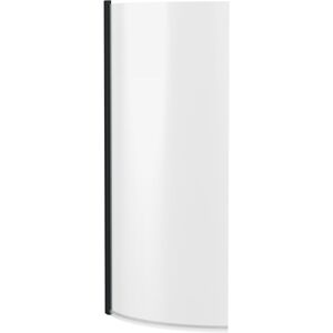 Balterley - P-Bath Screen - Curved 6mm Toughened Safety Glass - Black - Bath Screen Balterley - P-Bath Screen - Curved 6mm Toughened Safety Glass - Black - Bath Screen