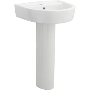 Balterley - 1 Tap Hole Basin & Full Pedestal - 520mm Balterley - 1 Tap Hole Basin & Full Pedestal - 520mm