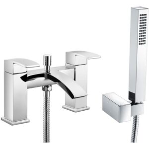 Rak Ceramics - rak Metropolitan Bath Shower Mixer with Shower Metropolitan Head and Hose - Chrome Rak Ceramics - rak Metropolitan Bath Shower Mixer with Shower Metropolitan Head and Hose - Chrome