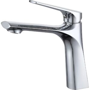 Durovin Bathrooms Basin Mixer Tap - Single Lever Handle Chrome Bubbler Spout Sink Faucet Durovin Bathrooms Basin Mixer Tap - Single Lever Handle Chrome Bubbler Spout Sink Faucet
