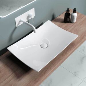 Durovin Bathrooms - Rectangular Countertop Sink Modern Vessel Sink - 600 x 395mm WxD Durovin Bathrooms - Rectangular Countertop Sink Modern Vessel Sink - 600 x 395mm WxD