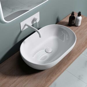 Durovin Bathrooms - Countertop Sink Vessel - No Tap Hole - Oval 620 x 420 x150mm Durovin Bathrooms - Countertop Sink Vessel - No Tap Hole - Oval 620 x 420 x150mm