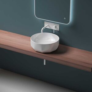 Durovin Bathrooms - Ceramic Bathroom Basin - Countertop Sink Vessel - Round Washing Bowl (420 x 420 x 150mm) Durovin Bathrooms - Ceramic Bathroom Basin - Countertop Sink Vessel - Round Washing Bowl (420 x 420 x 150mm)