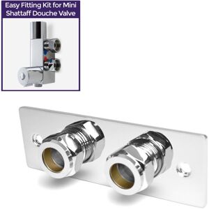 Nes Home - Easy Fixing Plate Bracket for Mini Douche Shattaf Thermostatic Shower Valve Nes Home - Easy Fixing Plate Bracket for Mini Douche Shattaf Thermostatic Shower Valve