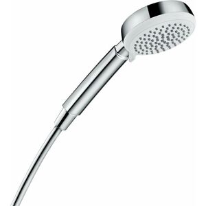 ROSE EcoSmart 4-jet hand shower, white/chrome, 26685400 ROSE EcoSmart 4-jet hand shower, white/chrome, 26685400