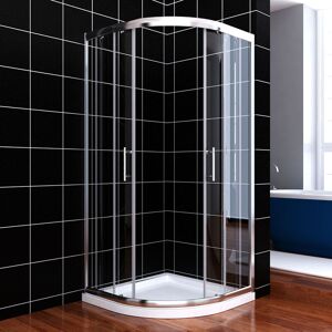 1200 x 800 mm Walk in Quadrant Shower Cabin Sliding Shower Cubicle 6mm Glass Shower Enclosure - Elegant 1200 x 800 mm Walk in Quadrant Shower Cabin Sliding Shower Cubicle 6mm Glass Shower Enclosure - Elegant