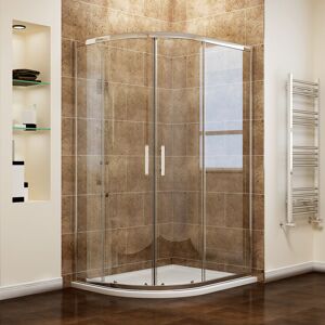 900x800mm Quadrant Sliding Door Reversible Shower Enclosure 6mm Easy Clean Glass - Elegant 900x800mm Quadrant Sliding Door Reversible Shower Enclosure 6mm Easy Clean Glass - Elegant