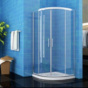 900 x 900 mm Quadrant Shower Cubicle Enclosure Sliding Door 6mm Easy Clean Glass - Elegant 900 x 900 mm Quadrant Shower Cubicle Enclosure Sliding Door 6mm Easy Clean Glass - Elegant