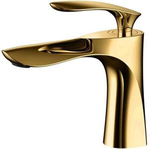 SHUNLI Elegant Basin Faucet Bathroom Faucet Hot and Cold Water Basin Mixer Tap Platinum Finish Brass Toilet Sink Gold SHUNLI Elegant Basin Faucet Bathroom Faucet Hot and Cold Water Basin Mixer Tap Platinum Finish Brass Toilet Sink Gold