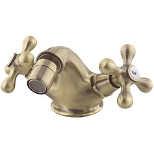 Loge - Elegant Bidet Tap Antique Brass With Ancient Retro Heads Loge - Elegant Bidet Tap Antique Brass With Ancient Retro Heads