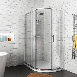 Wet Room Corner Entry Sliding Shower Door 800x800mm Right Quadrant Shower Enclosure with Tray and Waste Trap - Elegant Wet Room Corner Entry Sliding Shower Door 800x800mm Right Quadrant Shower Enclosure with Tray and Waste Trap - Elegant