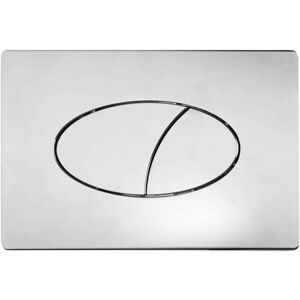Roper Rhodes - Ellipse Dual Flush Plate Button Chrome For TR9001 TR9002 TR9009 Roper Rhodes - Ellipse Dual Flush Plate Button Chrome For TR9001 TR9002 TR9009