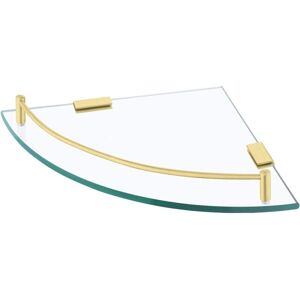 SJQKA Corner Shower Shelf, Glass Shower Shelf, 8mm Thick Tempered Glass Shower Shelf, Bathroom Wall Shelf, Shower Shelf with Shelf Bracket, Secure Wall SJQKA Corner Shower Shelf, Glass Shower Shelf, 8mm Thick Tempered Glass Shower Shelf, Bathroom Wall Shelf, Shower Shelf with Shelf Bracket, Secure Wall