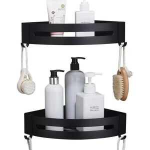 SERBIA Tagère de douche d'angle, étagère de salle de bain, panier de rangement de douche sans perçage, support de douche adhésif mural en aluminium, SERBIA Tagère de douche d'angle, étagère de salle de bain, panier de rangement de douche sans perçage, support de douche adhésif mural en aluminium,