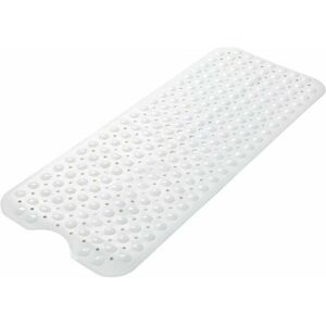 DEWDAT Extra Long Bath Mat Non Slip Shower Mat tpr Rubber Long Bathtub Mat Strong Suction Cups 100X40inch(White) DEWDAT Extra Long Bath Mat Non Slip Shower Mat tpr Rubber Long Bathtub Mat Strong Suction Cups 100X40inch(White)