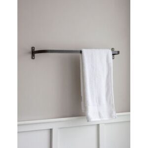 Garden Trading - Farringdon Bathroom Large Metal Towel Rail Bar Holder Grey Steel Industrial Garden Trading - Farringdon Bathroom Large Metal Towel Rail Bar Holder Grey Steel Industrial