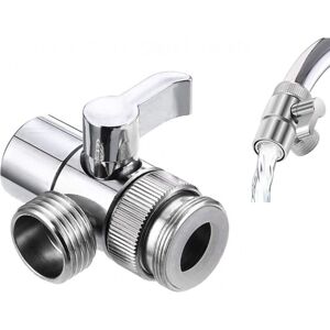 YMYNY Faucet diverter valve - 1/2' connection - Shower diverter valve - Three-way diverter valve - loy shower adapter YMYNY Faucet diverter valve - 1/2' connection - Shower diverter valve - Three-way diverter valve - loy shower adapter