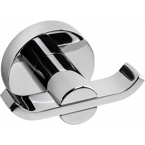Croydex Flexi-Fix Double Robe & Towel Hook, Chrome, Screw or Glue - Metra Croydex Flexi-Fix Double Robe & Towel Hook, Chrome, Screw or Glue - Metra