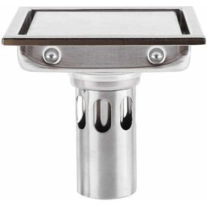 Héloise - Floor Drain Square Shower Drain 110mm Stainless Steel 304 Floor Drain Hair Strainer Tile Insert Anti Clog Anti Smell For Kitchen Bathroom Héloise - Floor Drain Square Shower Drain 110mm Stainless Steel 304 Floor Drain Hair Strainer Tile Insert Anti Clog Anti Smell For Kitchen Bathroom