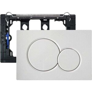 Ymyny - Flush plate, spare parts for cistern, old models flush plate for Geberit Sigma01 UP320 and 300, double flush, 1 piece white mumu Ymyny - Flush plate, spare parts for cistern, old models flush plate for Geberit Sigma01 UP320 and 300, double flush, 1 piece white mumu