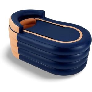 CNCEST Foldable Inflatable Bathtub, Portable Bath Tub Adult with Zipper Cover, Pool Basin with Storage Pocket, Wireless Inflation, for Bathing Children's CNCEST Foldable Inflatable Bathtub, Portable Bath Tub Adult with Zipper Cover, Pool Basin with Storage Pocket, Wireless Inflation, for Bathing Children's