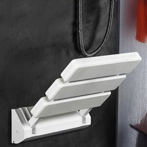 TORMATOR Folding Shower Seat in Aluminium and ABS, 330 x 320 x 70 mm TORMATOR Folding Shower Seat in Aluminium and ABS, 330 x 320 x 70 mm