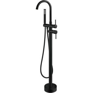 Zamery - Freestanding Bath taps Bath Mixer Taps, Floor Mounted Bathtub Bathroom Tub Tap Handheld Filler Spout Cold and Hot,Black Zamery - Freestanding Bath taps Bath Mixer Taps, Floor Mounted Bathtub Bathroom Tub Tap Handheld Filler Spout Cold and Hot,Black