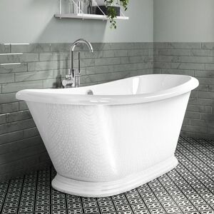 Freestanding Traditional Double Ended Bath 1770mm - Boat By Voda Design Freestanding Traditional Double Ended Bath 1770mm - Boat By Voda Design
