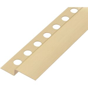 REA Front shower tray strip 120cm Brush Gold REA Front shower tray strip 120cm Brush Gold