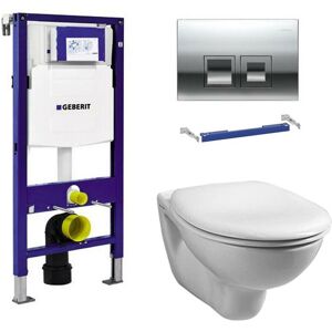 Duofix 1.12m wc Frame UP100 Delta Cistern & Delta50 Flush Plate & Pan - Geberit Duofix 1.12m wc Frame UP100 Delta Cistern & Delta50 Flush Plate & Pan - Geberit