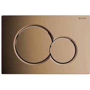 115.770.DT.5 SIGMA01 Dual Flush Fine Brass Flush Plate sigma 01 UP320 - Geberit 115.770.DT.5 SIGMA01 Dual Flush Fine Brass Flush Plate sigma 01 UP320 - Geberit