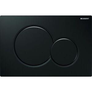 Sigma01 Dual Flush Plate, Black (115.770.DW.5) - Geberit Sigma01 Dual Flush Plate, Black (115.770.DW.5) - Geberit