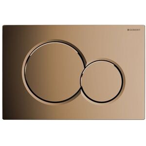 115.770.DT.5 SIGMA01 Dual Flush Fine Brass Flush Plate sigma 01 UP320 - Geberit 115.770.DT.5 SIGMA01 Dual Flush Fine Brass Flush Plate sigma 01 UP320 - Geberit