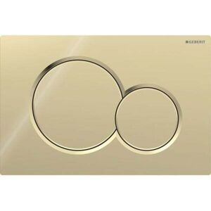 COOCHEER Geberit Sigma01 flush plate for dual flush: special galvanised brass (115.770.DT.5) COOCHEER Geberit Sigma01 flush plate for dual flush: special galvanised brass (115.770.DT.5)