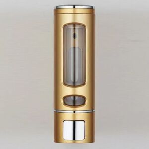 SNQ Gold soap dispenser, simple 400ml soap dispenser, wall mounted shower gel dispenser, soap dish SNQ Gold soap dispenser, simple 400ml soap dispenser, wall mounted shower gel dispenser, soap dish