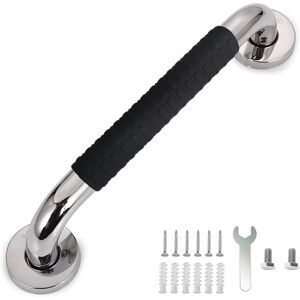 SJQKA Grab Bars for the Elderly, 304 Stainless Steel Shower Grab Bars, Wall Mounted Non-Slip Handrails, 30cm for Elderly and Disabled People. SJQKA Grab Bars for the Elderly, 304 Stainless Steel Shower Grab Bars, Wall Mounted Non-Slip Handrails, 30cm for Elderly and Disabled People.
