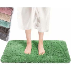 Linghhang - Green Bath Mat 40 x 60 cm, Non-Slip and Washable Bath Mat, Bath Mat with High Hydroscopicity Bath Mat for Bathtub, Bathroom, Living Room Linghhang - Green Bath Mat 40 x 60 cm, Non-Slip and Washable Bath Mat, Bath Mat with High Hydroscopicity Bath Mat for Bathtub, Bathroom, Living Room