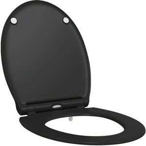 Vidaxl - Quick Release Toilet Seat Black 45.5 x 37.5 x 3.8 cm Duroplast Vidaxl - Quick Release Toilet Seat Black 45.5 x 37.5 x 3.8 cm Duroplast