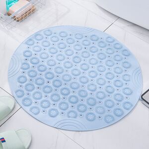 Linghhang - Blue,55 x 55 cm) pvc Round Massage Bath Mat Non-Slip Shower Mat Bathroom Mat Machine Washable Shower Mat Bathtub Mat with Drainage Holes Linghhang - Blue,55 x 55 cm) pvc Round Massage Bath Mat Non-Slip Shower Mat Bathroom Mat Machine Washable Shower Mat Bathtub Mat with Drainage Holes