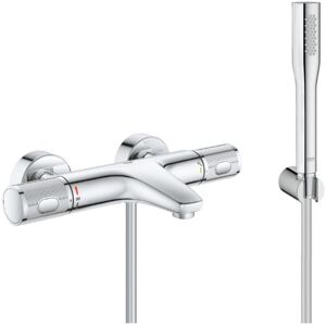 Grohe Bath/shower set Precision Feel thermostatic mixer + Euphoria Cosmopolitan 1 jet stick shower, Chrome (34788000-Euphoria) Grohe Bath/shower set Precision Feel thermostatic mixer + Euphoria Cosmopolitan 1 jet stick shower, Chrome (34788000-Euphoria)
