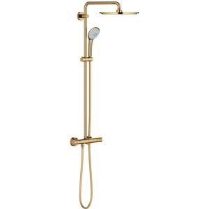 Euphoria System 310 Shower system with thermostatic mixer for wall mounting, Cool Sunrise (26075GL0) - Grohe Euphoria System 310 Shower system with thermostatic mixer for wall mounting, Cool Sunrise (26075GL0) - Grohe