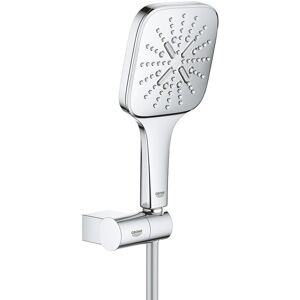 Grohe - Rainshower Smartactive 130 Cube Wall hand shower holder set + 1.5m hose, Chrome (26588000) Grohe - Rainshower Smartactive 130 Cube Wall hand shower holder set + 1.5m hose, Chrome (26588000)