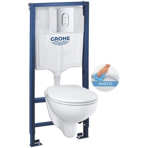Grohe Nouveau Rimless WC Set - Ceramic Classic Grohe Nouveau Rimless WC Set - Ceramic Classic